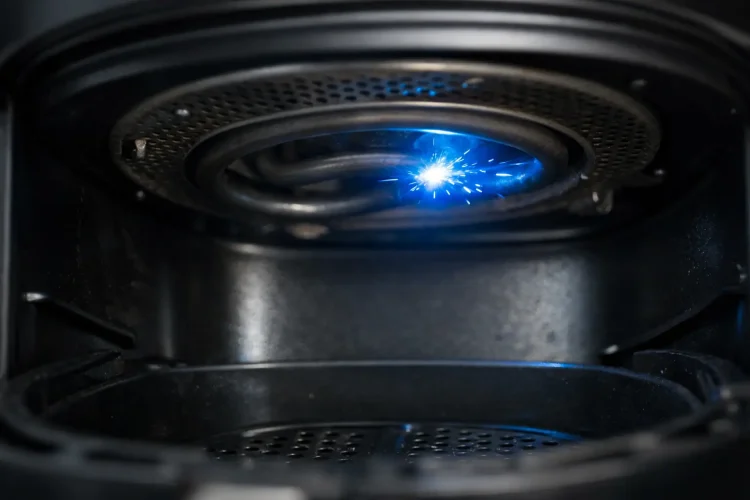 Air Fryer Sparking or Blue Flashes: What It Is, What to Do Immediately, and When to Replace